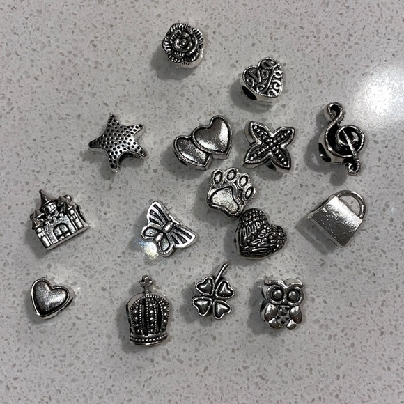 Pandora Jewelry - Silver pandora like charms NEW